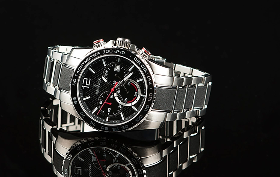 Fotografía de relojes para campaña de marca de Kronos